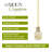 Aspen Creative 20507-22, 12" Clear With Yellow Line Glass Knob With Pull Chain In Copper, 2 Pack