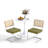Elegant 3 Piece Dining Room Round Table and Chairs Set-1519904840-1519904841