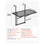 Table de terrasse d'extérieur 19 po x 24 po Balcon