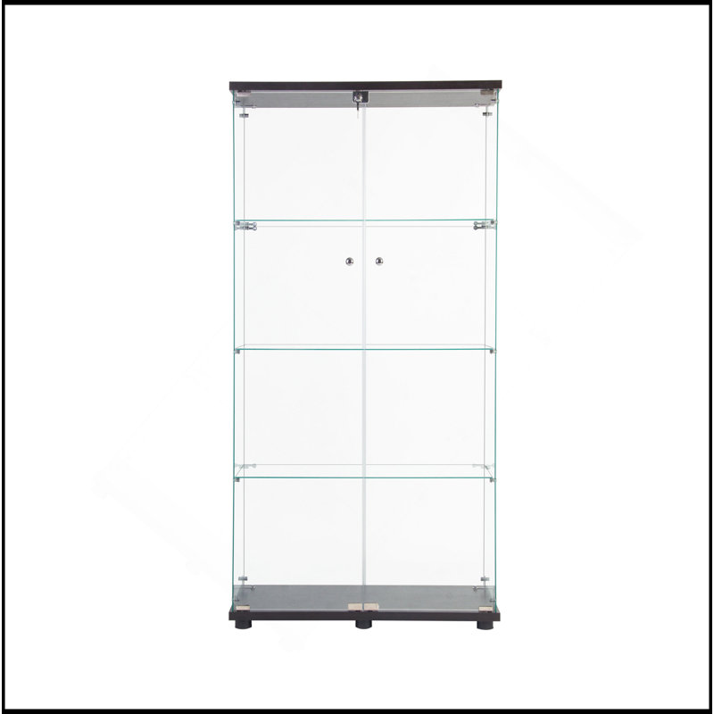 Vitrine à DEL avec 2 portes et 4 tablettes
