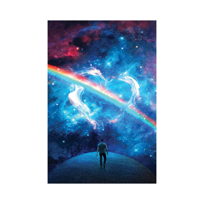 Pride 1 Piece Wrapped Canvas Wall Art, 20.32 cm H x 30.48 cm W