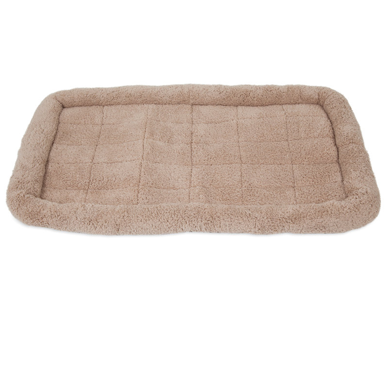 Snoozzy Polyester Pet Bed, Giant (47" W x 28" D x 3" H), Tan
