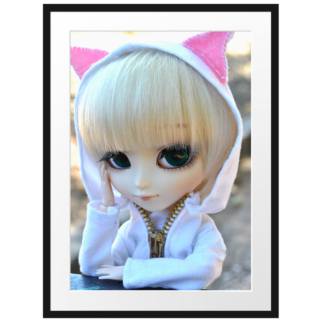 Gerahmtes Poster Pullip-Puppe