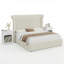 Ensemble de chambre à coucher 3 pièces, cadre de lit tapissier avec tête de lit haute de 55 po et 2 tables de chevet avec tiroirs-1905823605-1905823606