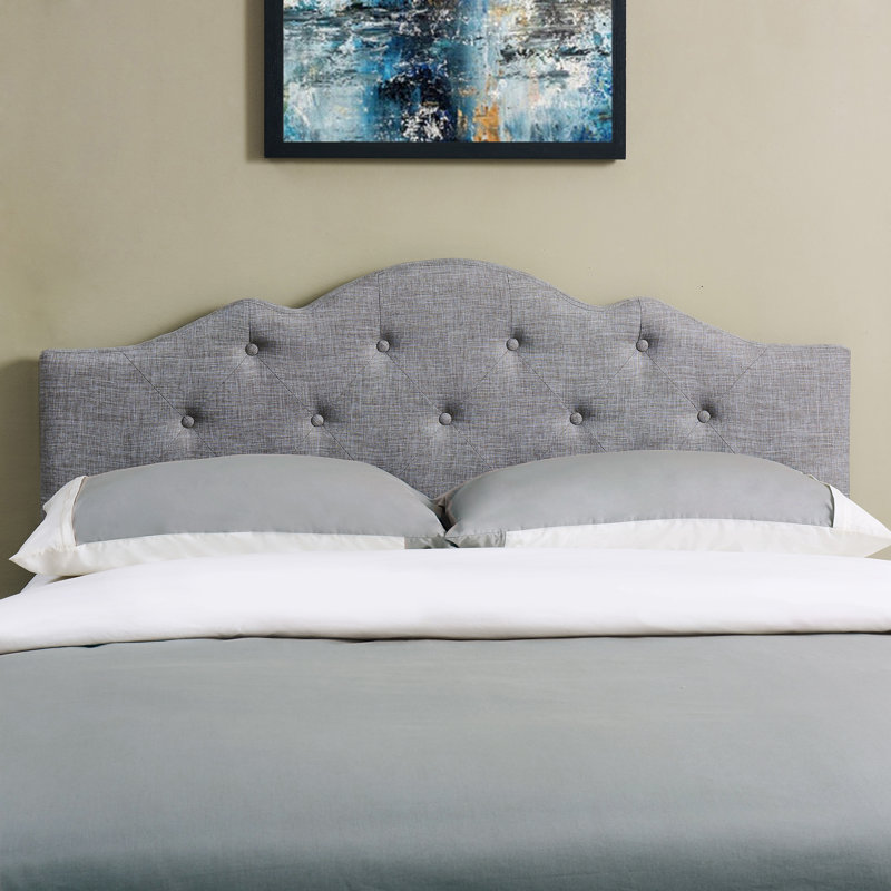 Jalia Upholstered Headboard, Full/Queen, Gray