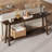 70.9" Extra Long 2-Tier Console Table, Narrow Industrial Farmhouse Sofa & Entry Table for Hallway-127505793