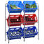 Kasbar 96cm W Metal Storage Rack