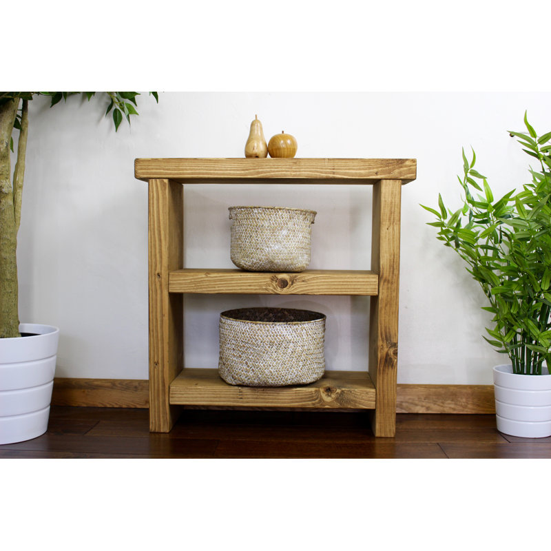 Dinosaur Solid Wood End Table, Medium, 60cm H x 60cm W x 20cm D