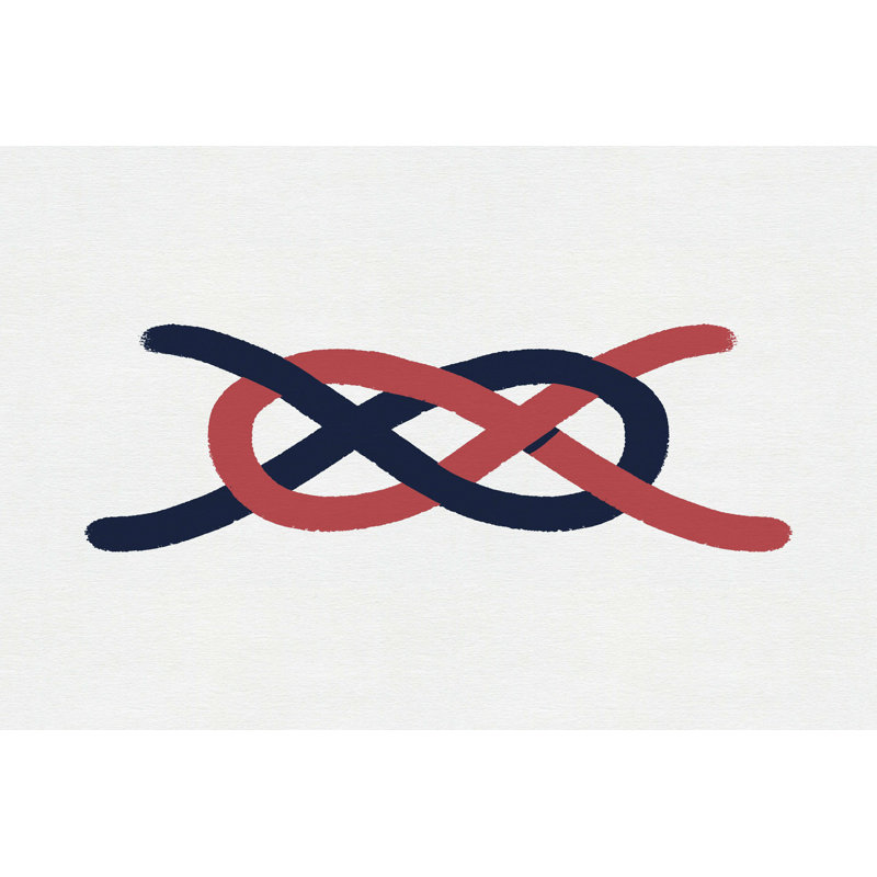 " Sailing Knot V " by Jacob Green, 8" H x 12" W x 1.25" D