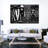 Monochrome Tools For Hair Canvas Print-164342887