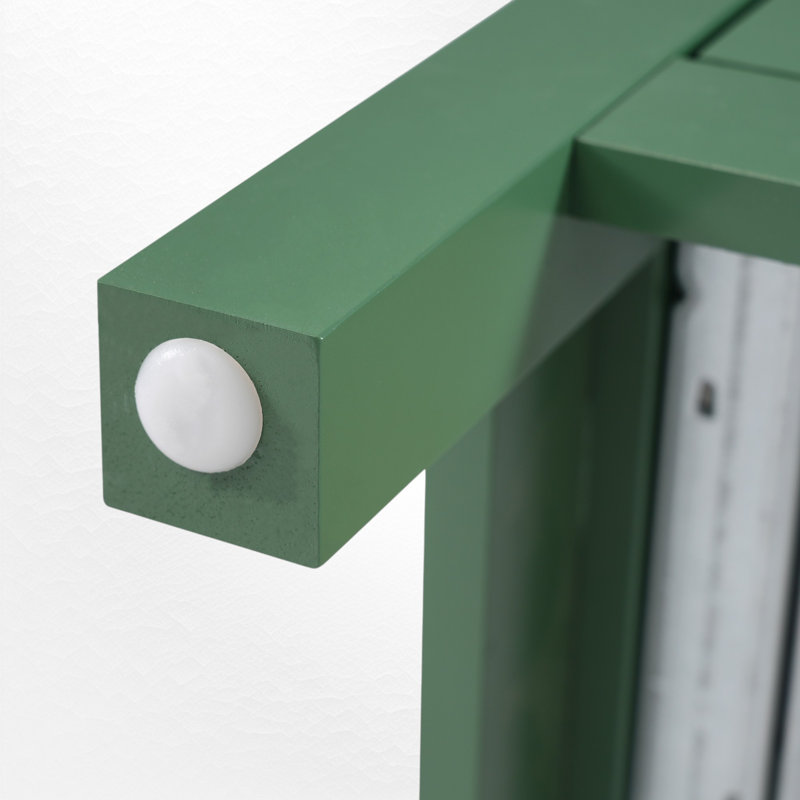Meuble-lavabo simple 30 po avec comptoir en céramique, Vert / doré