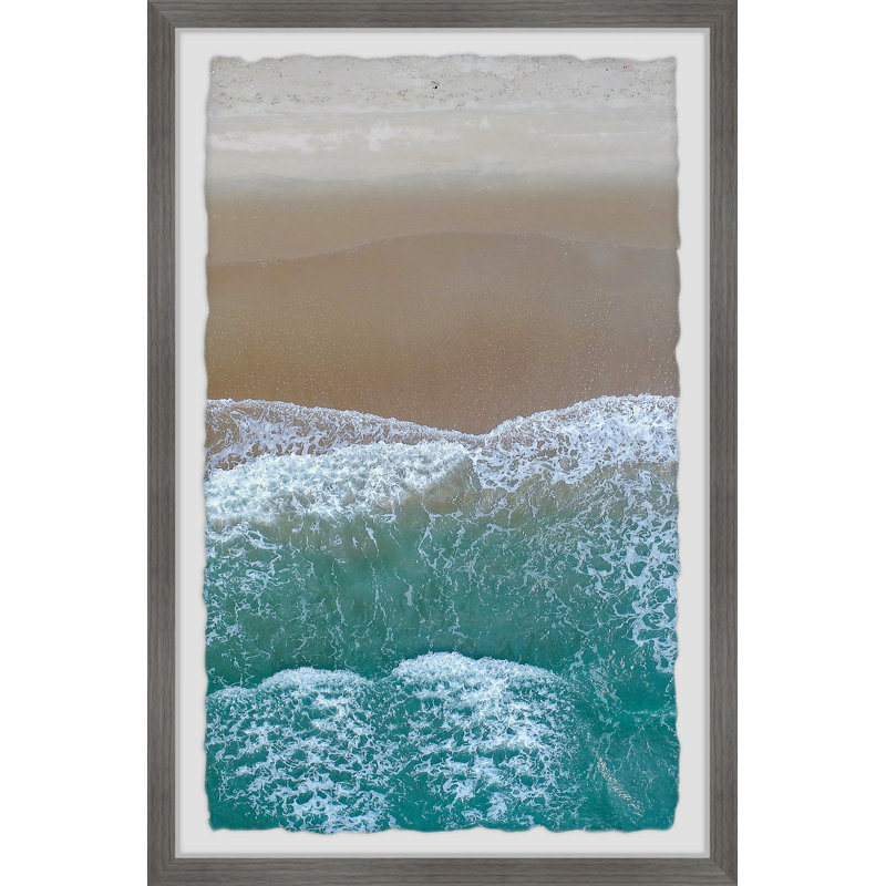 'Amazing Shoreline' - Picture Frame Photograph Print on Paper, 45cm H x 38cm W x 3.81cm D