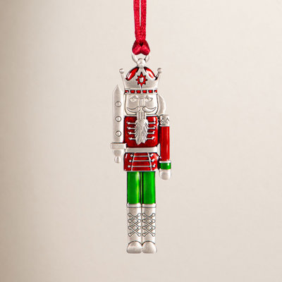 3" Pewter Holiday Ornament