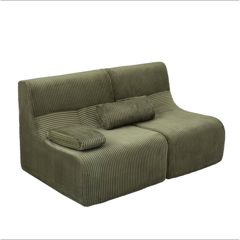 Canapé modulaire moderne 63,7 po