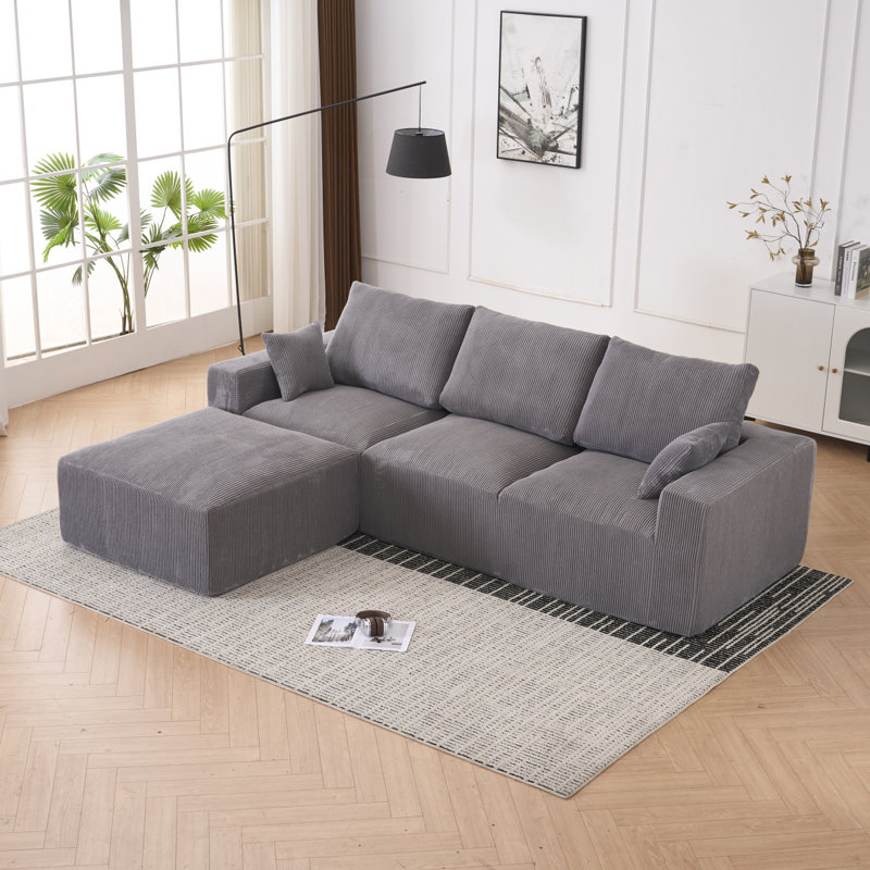 Canapé modulaire Boneless, Gris