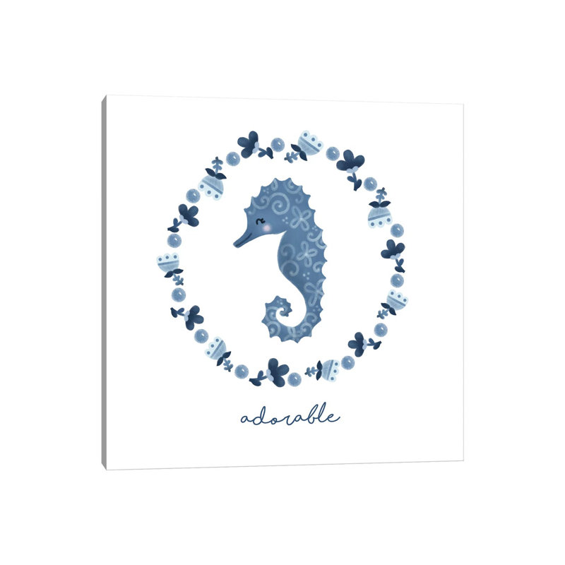 Ocean Friends II by Noonday Design - Wrapped Canvas Painting, 30.48cm H x 30.48cm W x 1.91cm D