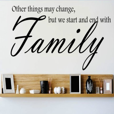 Text & Numbers Wall Decal