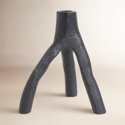 Iron Candlestick Holder