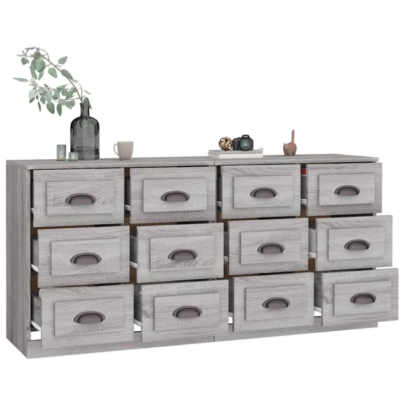 Bryker Display Cabinet, Grey Sonoma