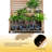 Planter Wall Metal Garden Bed Trellis Easy to Assemble, Elevated Planter Pot with Drainage & Lockable Wheels, Ideal for Climbing Plants, Vegetables, and Roses – Louver Pattern for Garden Enthusiasts-836050383-836050376