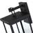 22.5in Large Black Outdoor Wall Lantern Sconce Light