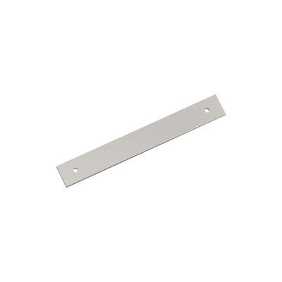 Plaque de finition rectangulaire en chrome poli Ladera 6 5/16 po (160 mm) Ladera