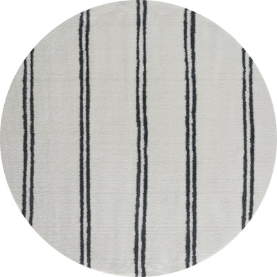 Tapis crème à poils longs Ralphio Irenaeus