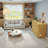 Full Size Murphy Chest Bed with Drawer and Charging Station,  Wood Space-Saving Hidden Folding Beds Chest, Multifunctional Storage Cabinet Bed