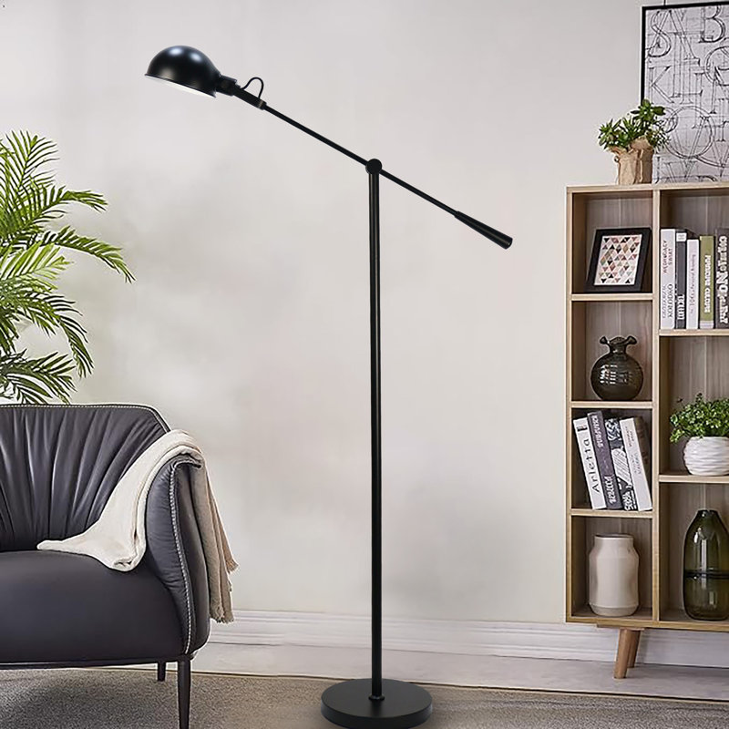 Enri 63" Swing Arm Floor Lamp