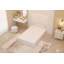 Asterin Divan Bed Base with 54" Floor Standing Headboard Plush Velvet-901826483-902508514-902508516
