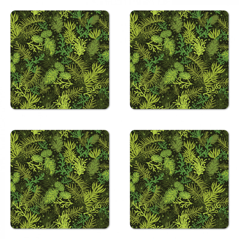 Square 4 Piece Coaster Set