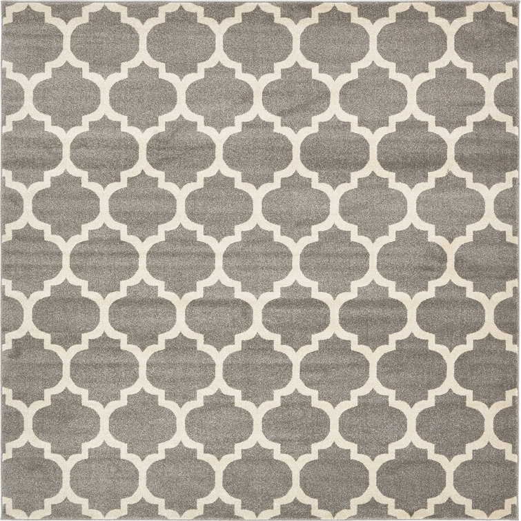 Molly Power Loom Dark Gray/Ivory Rug