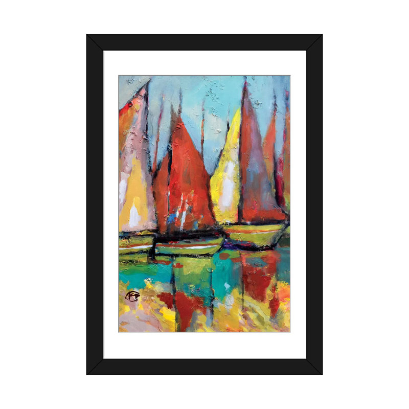 « old thonière », reproduction sur toile, H 24 po x l 16 po x P 1 po, Papier d'art encadré noir, Blanc