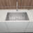 Workstation Ledge Sink Stainless Steel Sleek Modern Kitchen