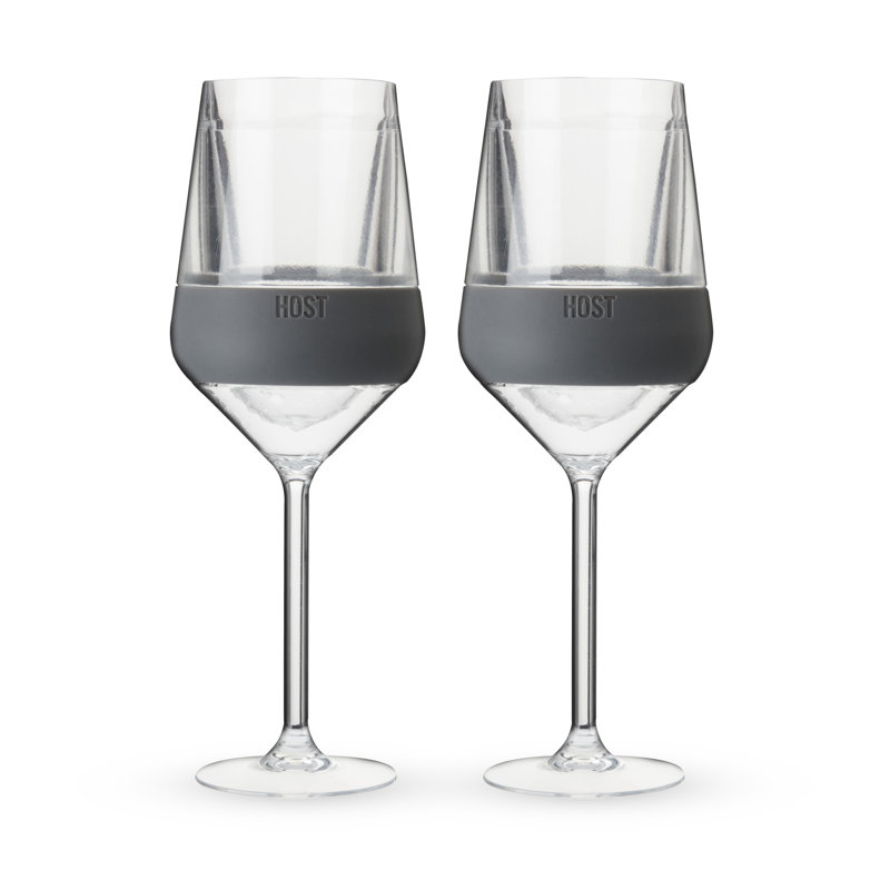 Chilling Stemmed Wine FREEZE in Gray