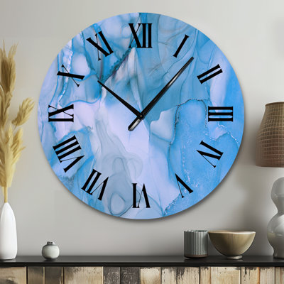 Tender Liquid Art I - Modern Wall Clock