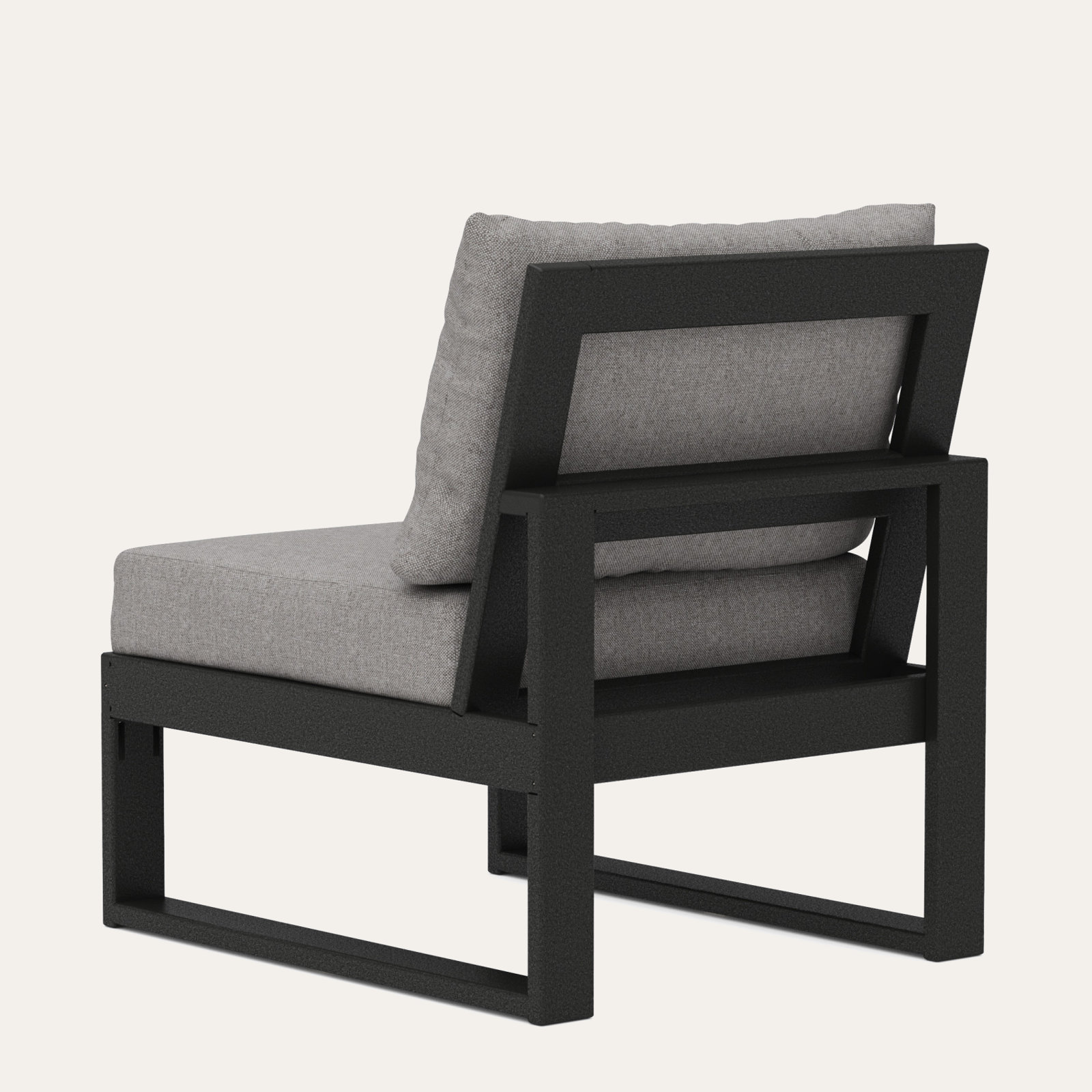 Edge Patio Lounge Chair, Grey Revolution®, Black