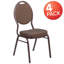 Chaise de banquet empilable Boston Teardrop