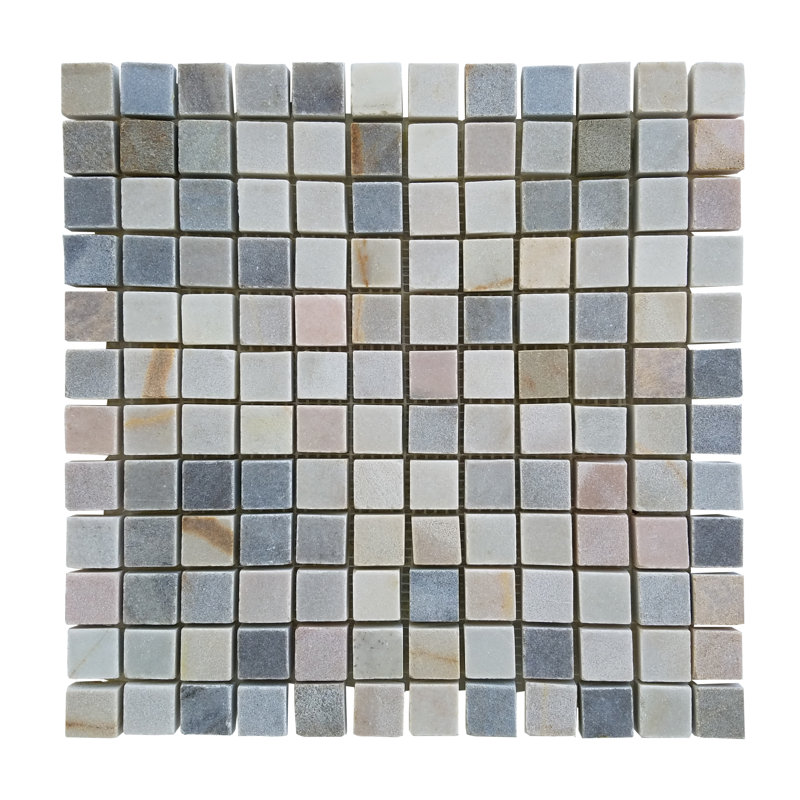 Westford 0.875" x 0.875" Slate Grid Mosaic Tile