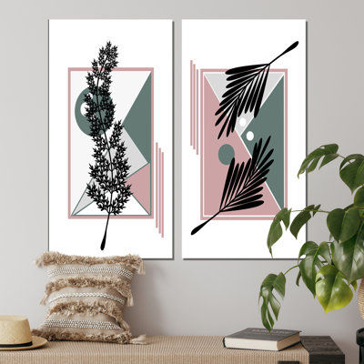 Scandinavian Abstract Minimalistic Geometrics III " Scandinavian Abstract Minimalistic Geometrics III " 2 - Pieces