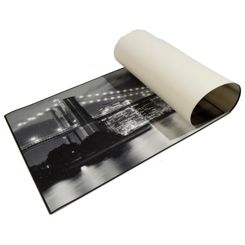 Mosteller Black Rug, Runner 50 x 120cm