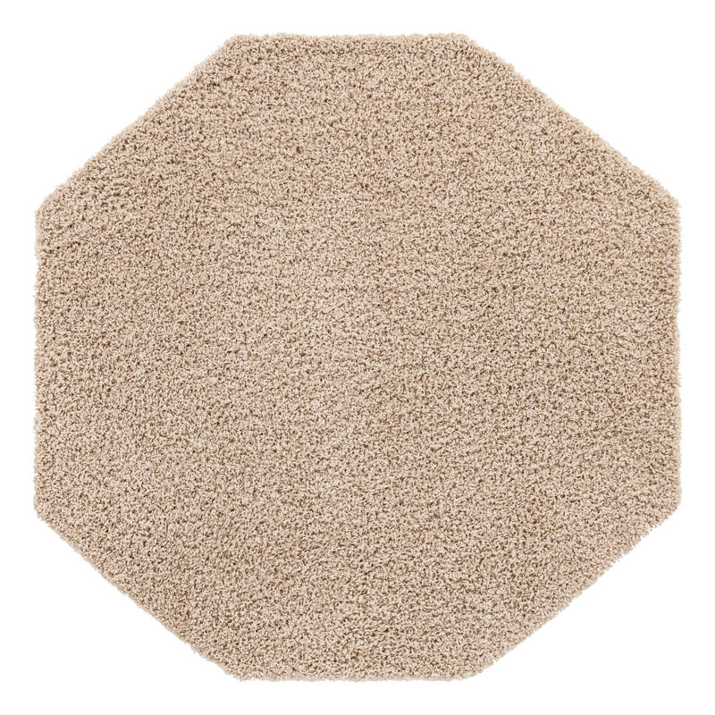 Santoya Indoor Rug, Octagon 6'1" x 6'1", Taupe