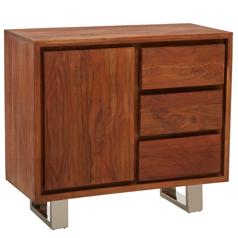 Groveson 92cm Solid Wood Sideboard