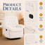 Fauteuil inclinable et pivotant manuel en chenille, pivotant à 360 degrés-505517356-505517357