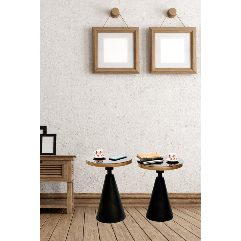 Tables gigognes Brothwells, Or, Noir