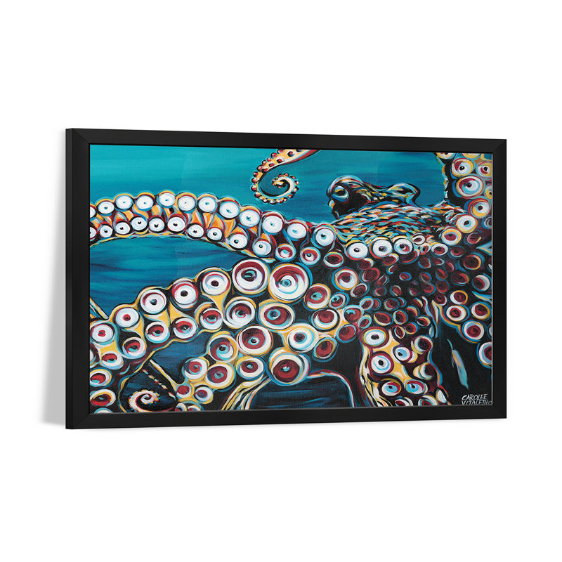 «Wild Octopus I» par Carolee Vitaletti, H 16 po x l 24 po