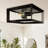 2-Light Square Flush Mount Ceiling Lighting-660953275