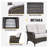 Wicker Outdoor Loveseat with Coffee Table