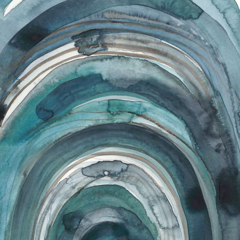 Freshwater Tide IX by Chariklia Zarris - Wrapped Canvas Painting, 51cm H x 51cm W