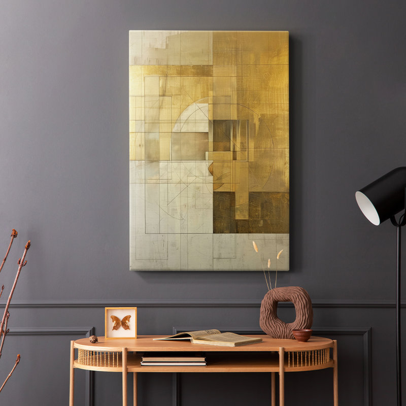 Série ABSTRACT CXII - Toile tendue avec châssis de qualité supérieure - Prêt à être accroché, H 60 po x l 40 po